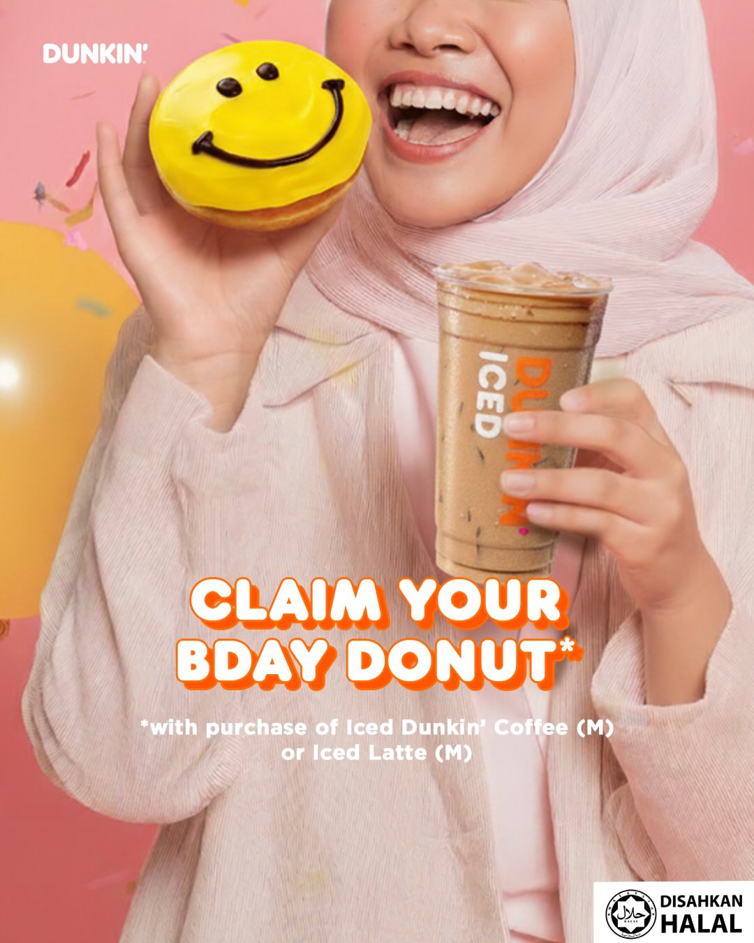 Free Birthday Donut With Beverage Purchase